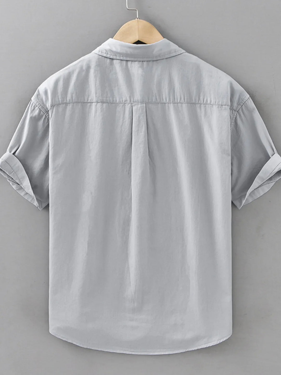Men's Plus Size Button Up Short Sleeve Shirt