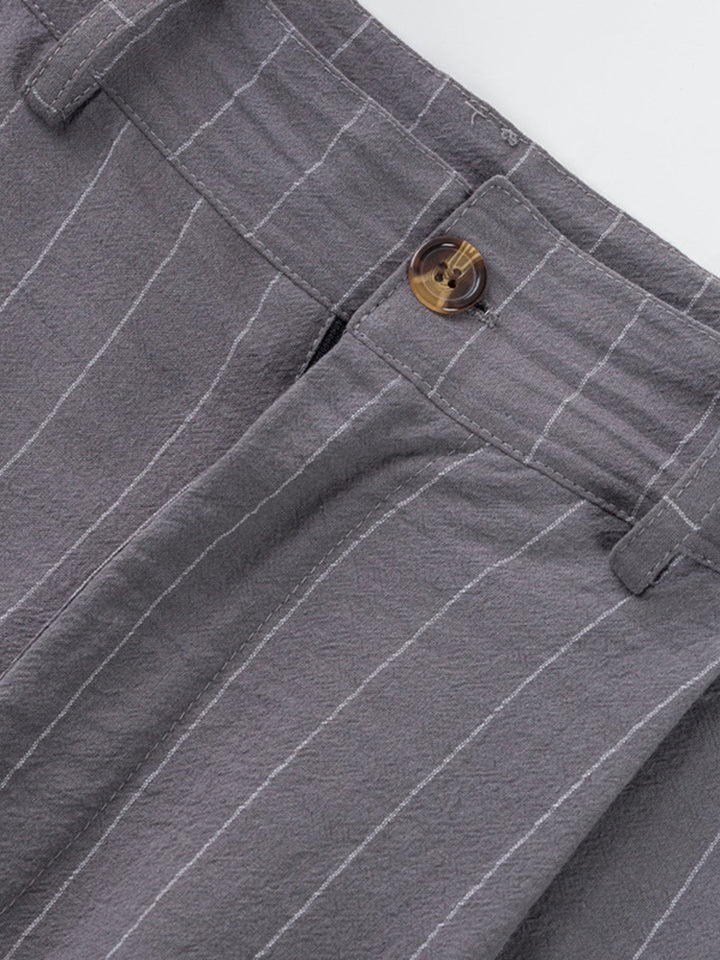 Men's Full Size Striped Wide Leg Pant Plus Size