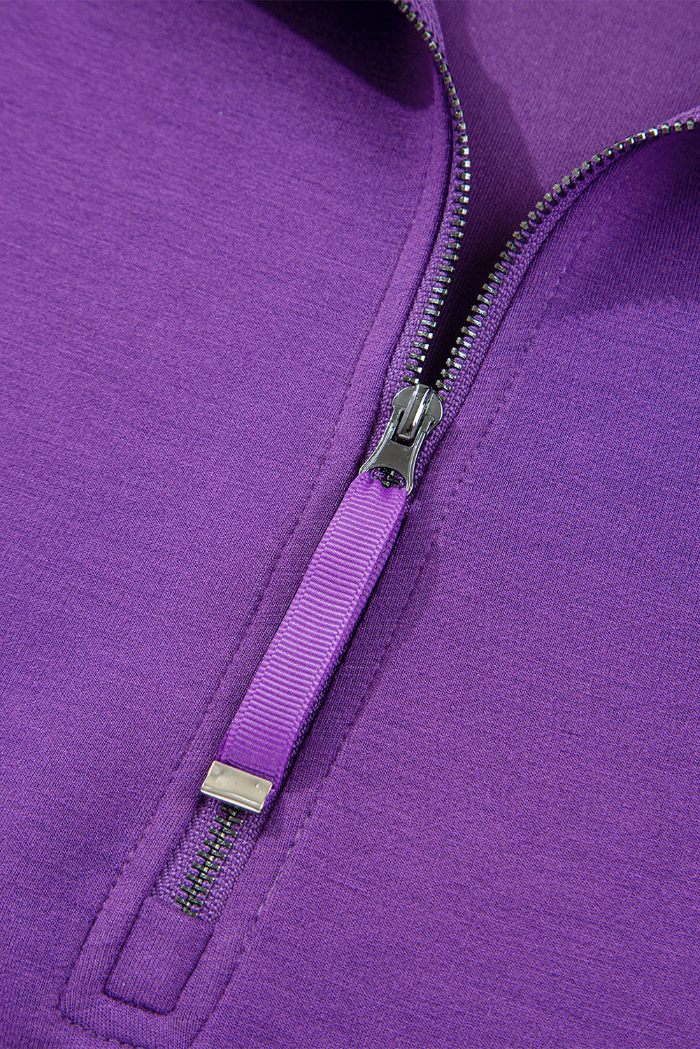 Wisteria Half Zip Sporty Pullover Mini Skirt 2pcs Outfit