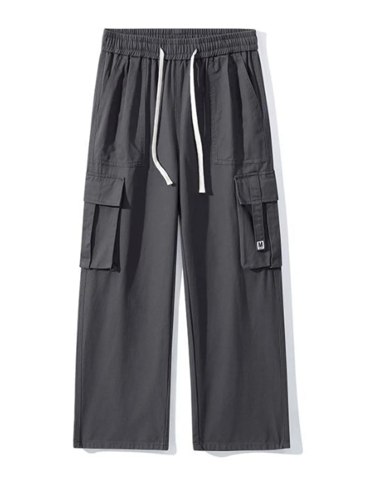 Men's Full Size Cargo Wide Leg Pants Plus Size