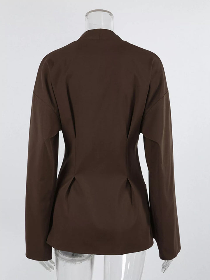 Button Down Long Sleeve Outerwear