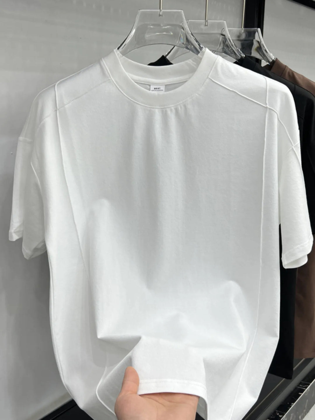 Men's Plus Size Oversized Round Neck T-Shirt