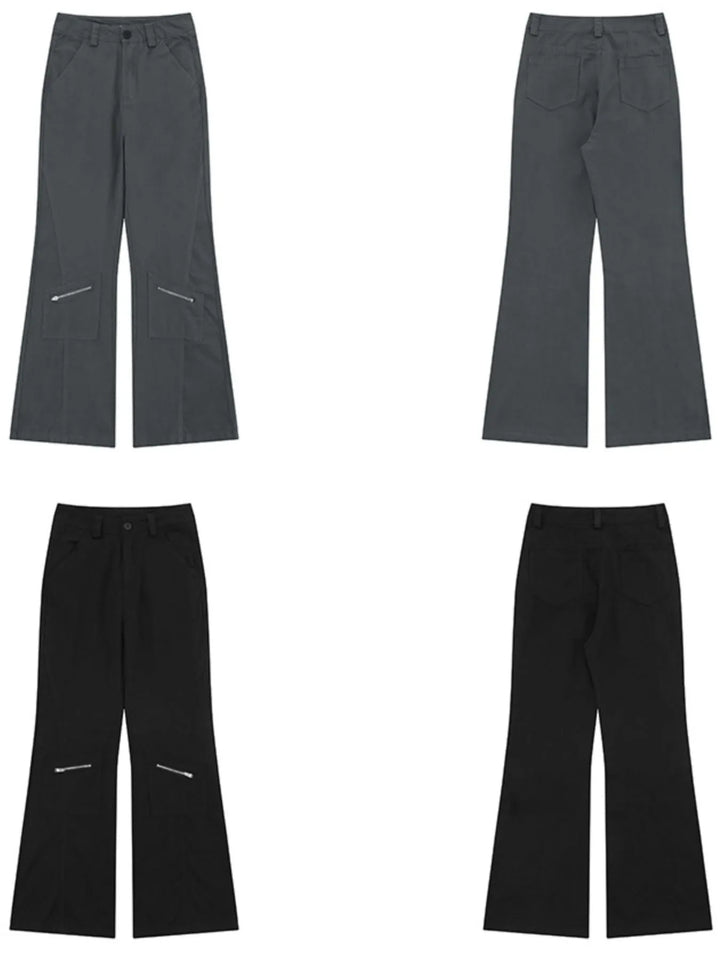 Men's Flare Jeans with Pockets