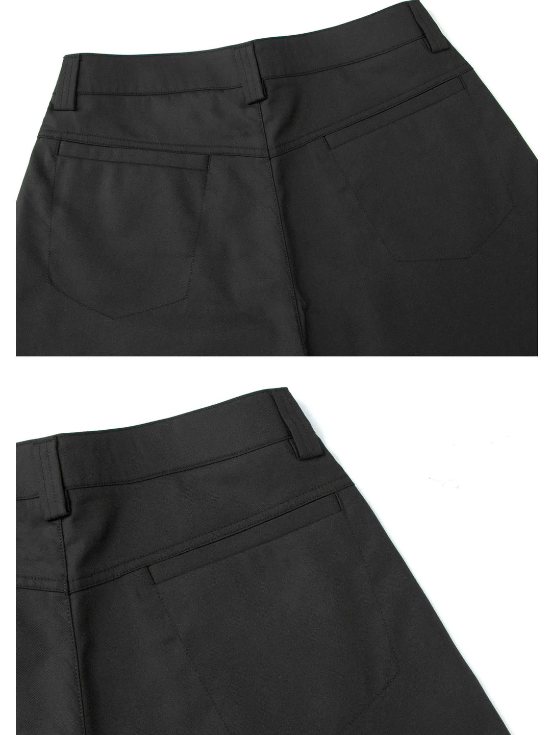 Men's Wide Leg High Waisted Pants