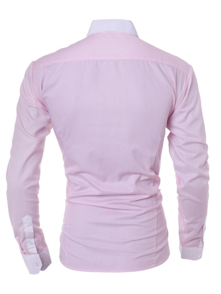 Men's Slim Fit Long Sleeve Shirt