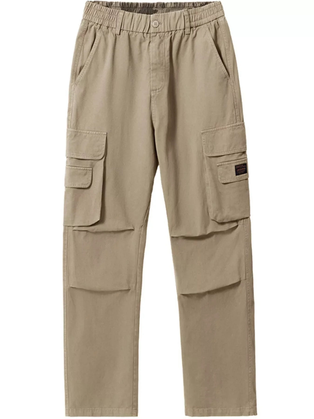 Men's Full Size Elastic Waist Cargo Pants Plus Size