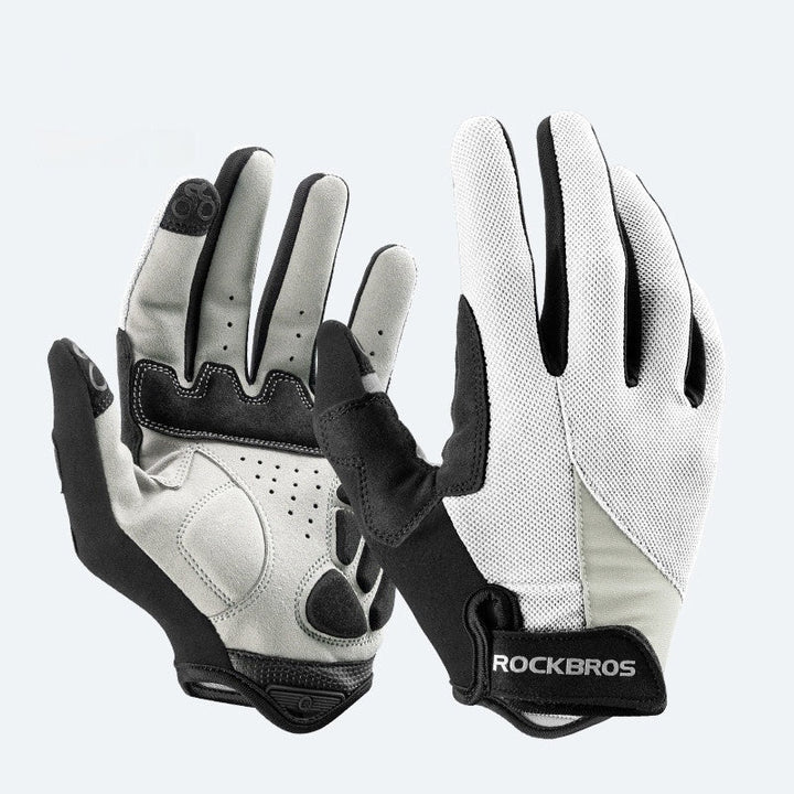 Mens And Womens Full-finger Cycling Gloves For Long Rides