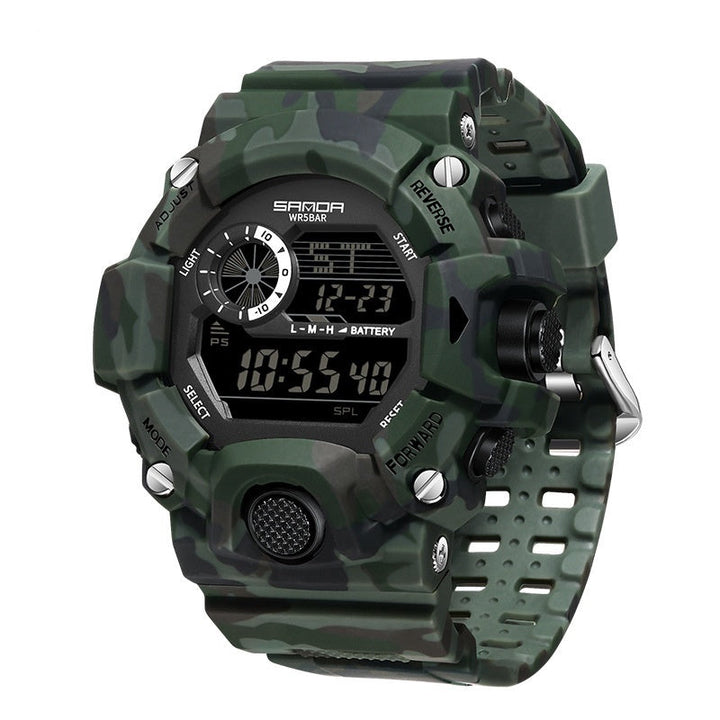 Multi-functional Camouflage Series Outdoor Sports Electronic Watch