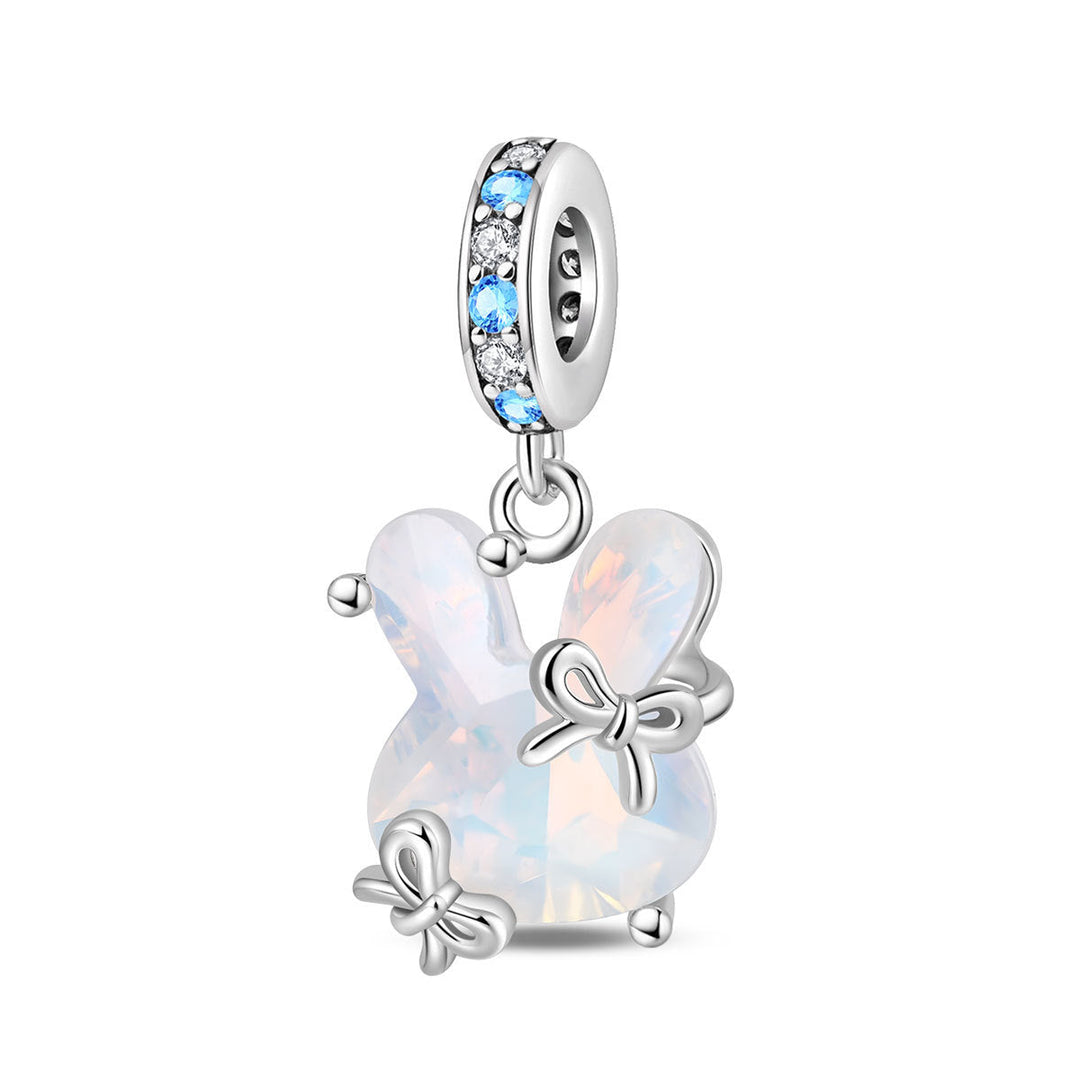 Silver-Plated Cute Pet Animal Beaded Bracelet For Women