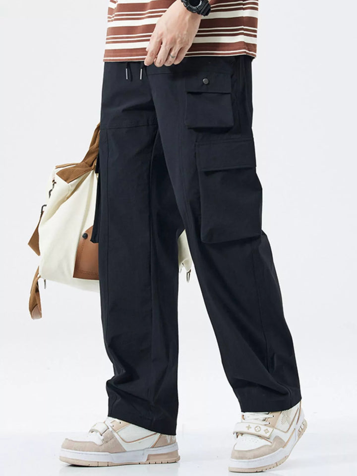 Men's Full Size Relaxed Fit Cargo Pants Plus Size