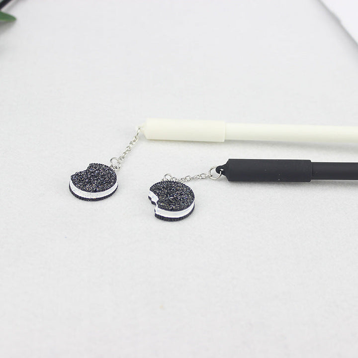 Pendant Gel Pen Student Creativity Popular Black And White