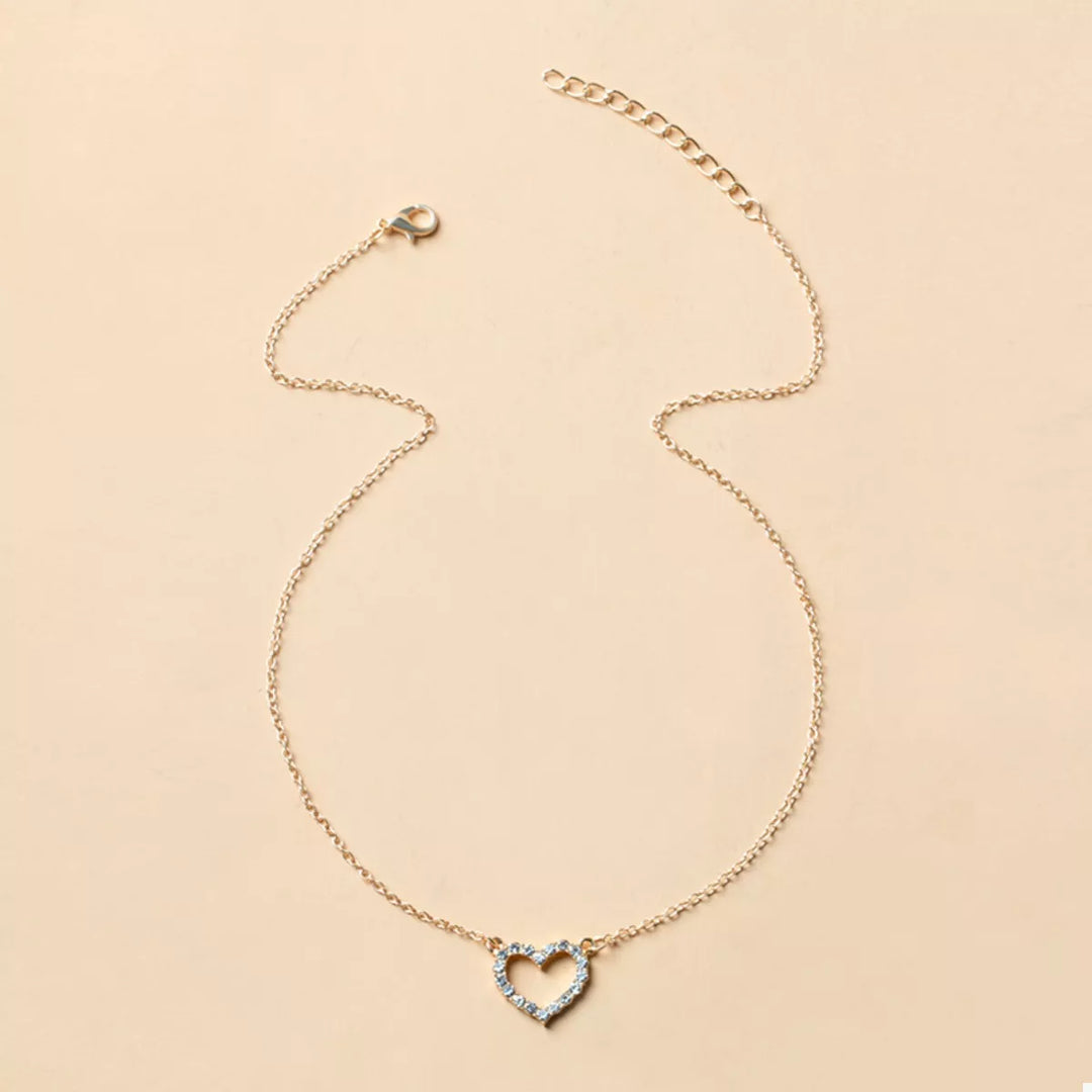 18K Gold-Plated Heart Necklace