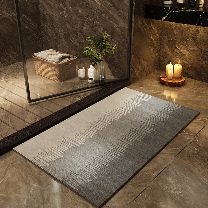 Printed Quick-drying Water-absorbent Bathroom Floor Mat