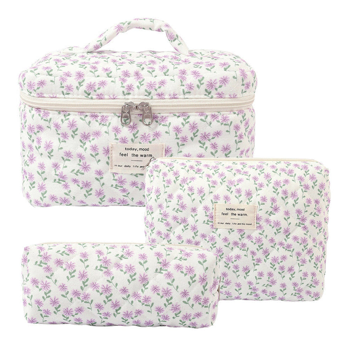 Floral Home Storage Cosmetic Bag