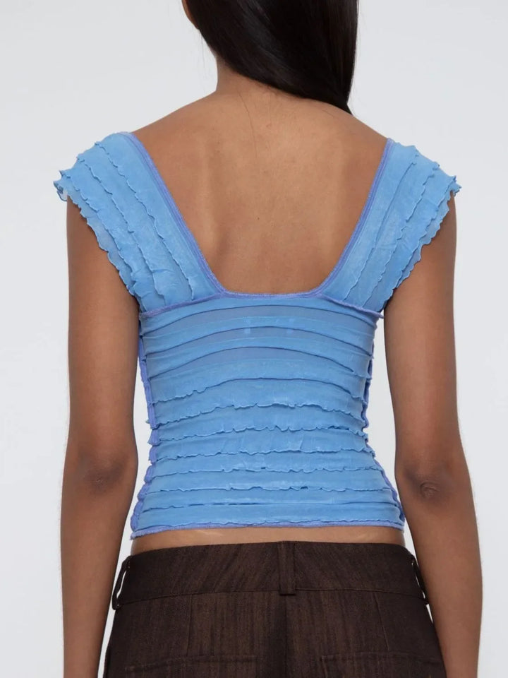 Ruched Solid Tank