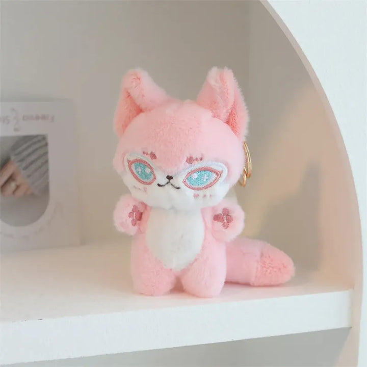 Kawaii Emotion Wolf Plush Toy - Cute Stuffed Wolf Doll