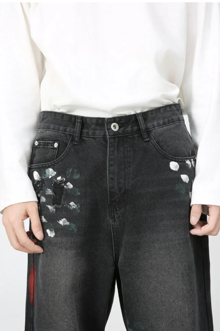 Men's Paint Loose Jeans