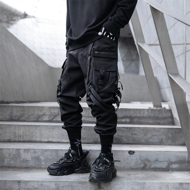 Cargo Jogger Paratrooper Pants Casual Long Trousers For Fall And Winter