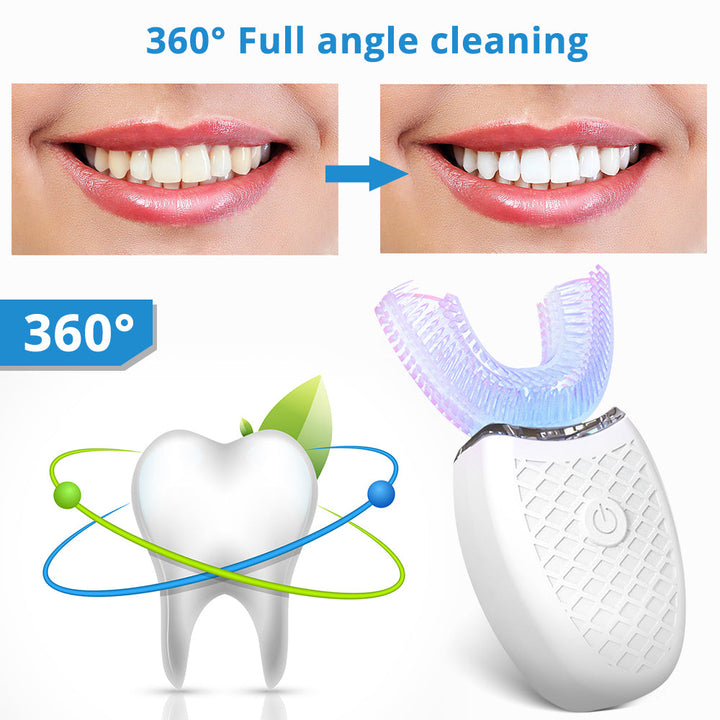 Electric Children's Toothbrush U-shaped Toothbrush Is Suitable For Children And Adults Ipx8 Waterproof