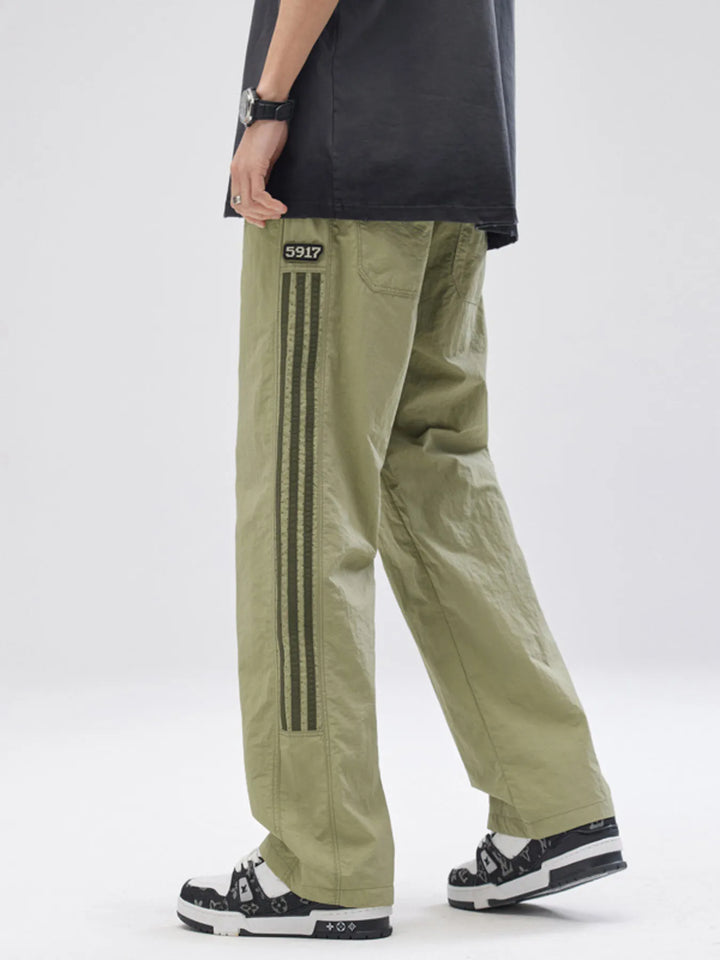 Men's Full Size Casual Loose Fit Drawstring Pants Plus Size
