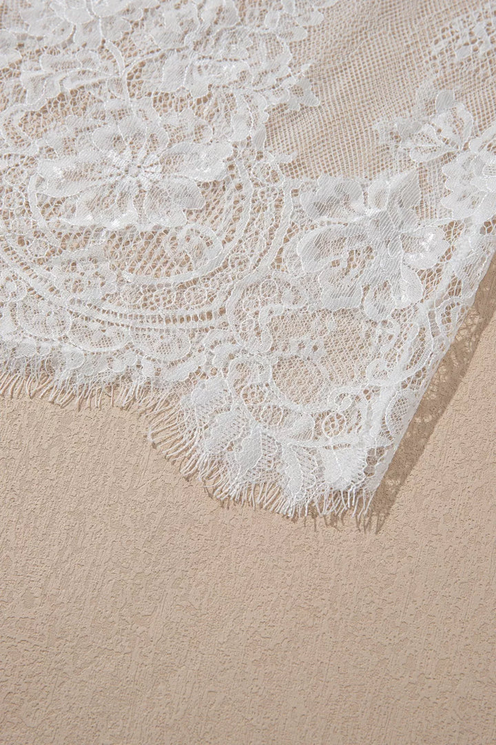 Lace Patchwork Casual T-Shirt Dress