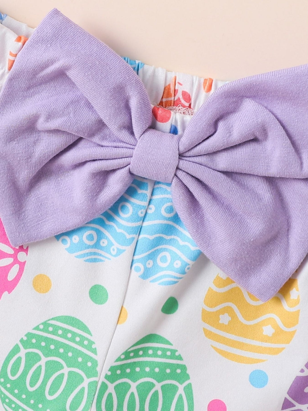 Children's Ruffled Bodysuit and Pants Set with Headband