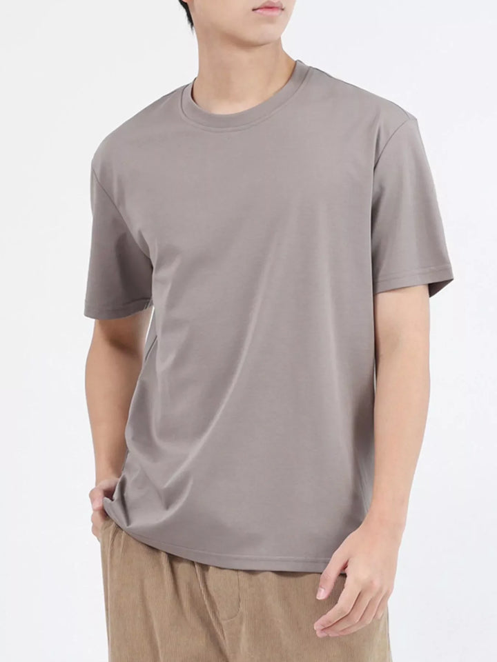 Men's Plus Size Classic Crew Neck T-Shirt