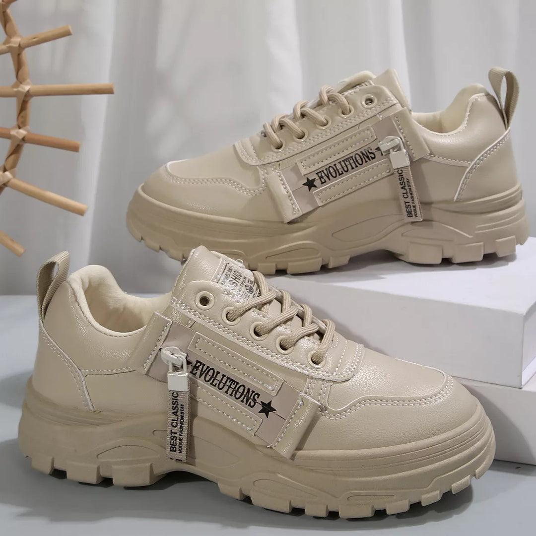 Lace Up Round Toe Athletic