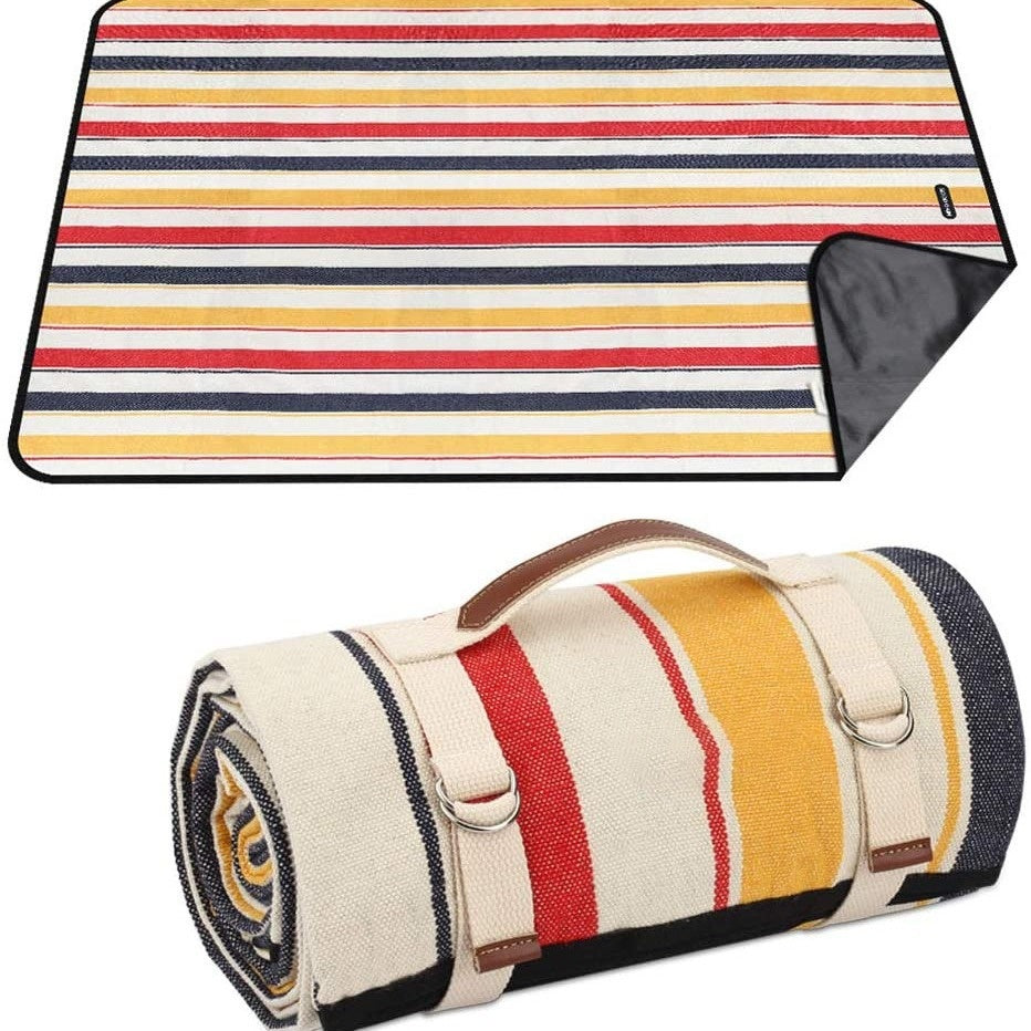 Outdoor Picnic Mat Folding Canvas Camping Mat Floor Mat