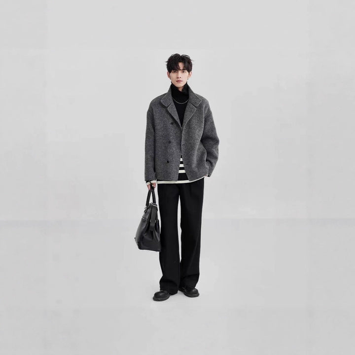 High-end Wool Coat For Men Autumn And Winter