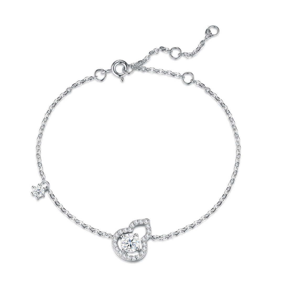 New Sterling Silver Gourd Bracelet For Women
