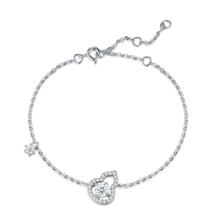 New Sterling Silver Gourd Bracelet For Women