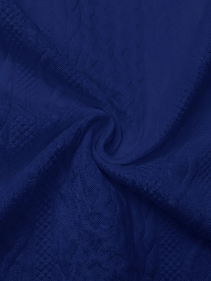 Texture Zip Up Long Sleeve Jacket