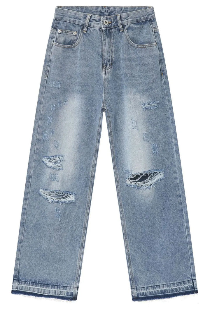 Men's Distressed Baggy Jeans