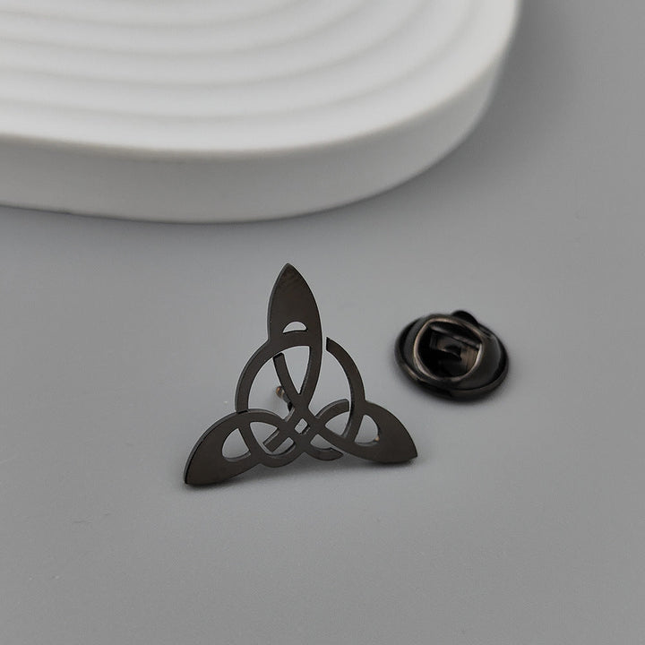 Geometric Triangle Symmetrical Hollow Men's Suit Cufflinks