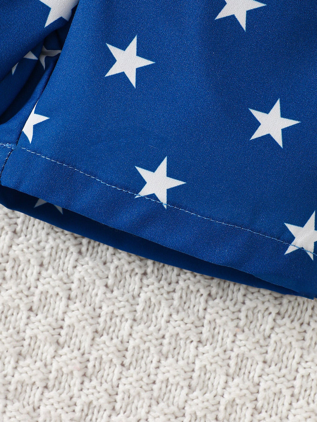 Children's Patriotic USA Tee & Star Print Shorts Set