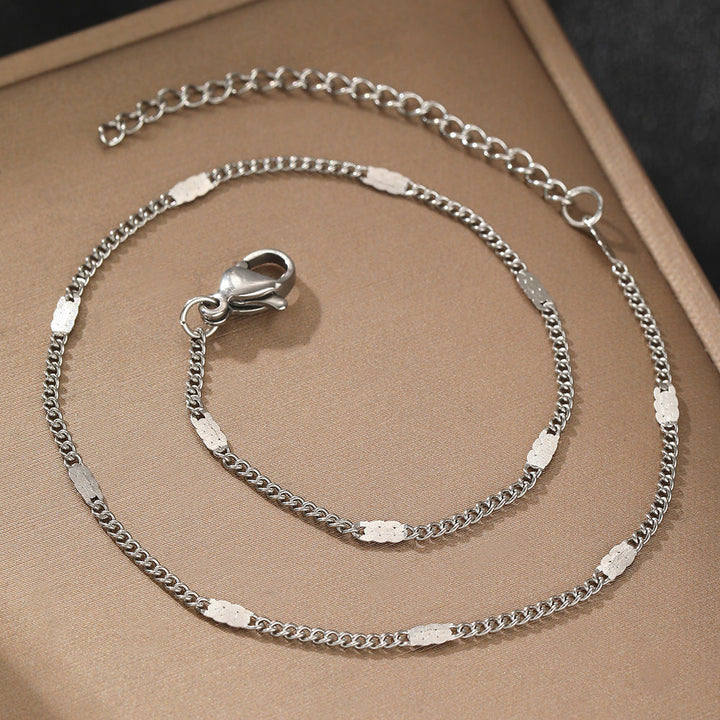 Stainless Steel Fashionable All-match Anklet