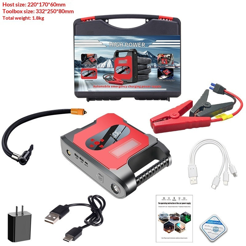 12V Car Jump Starter And Air Pump Combo For Vehicle Batteries