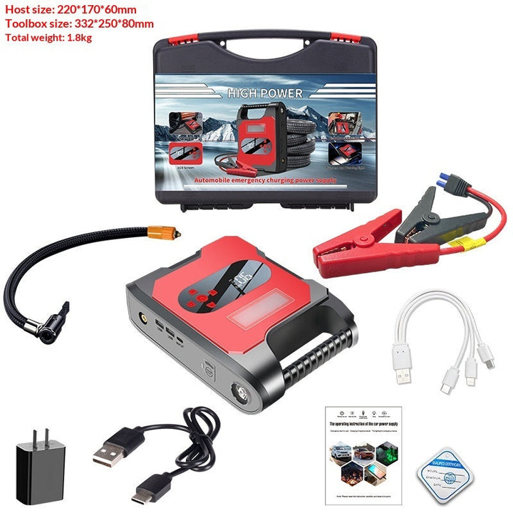12V Car Jump Starter And Air Pump Combo For Vehicle Batteries