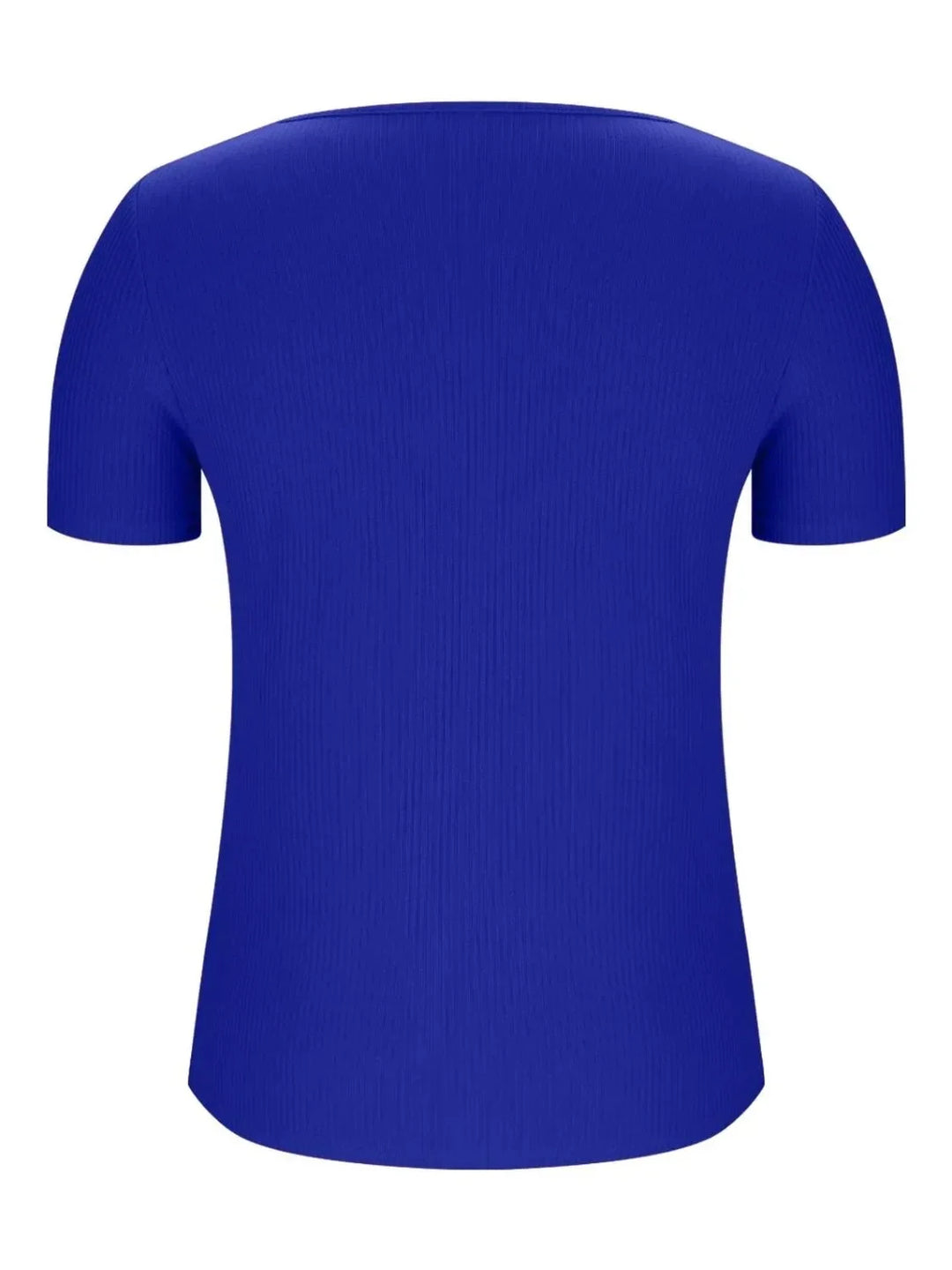 Solid V-Neck Short Sleeve T-Shirt