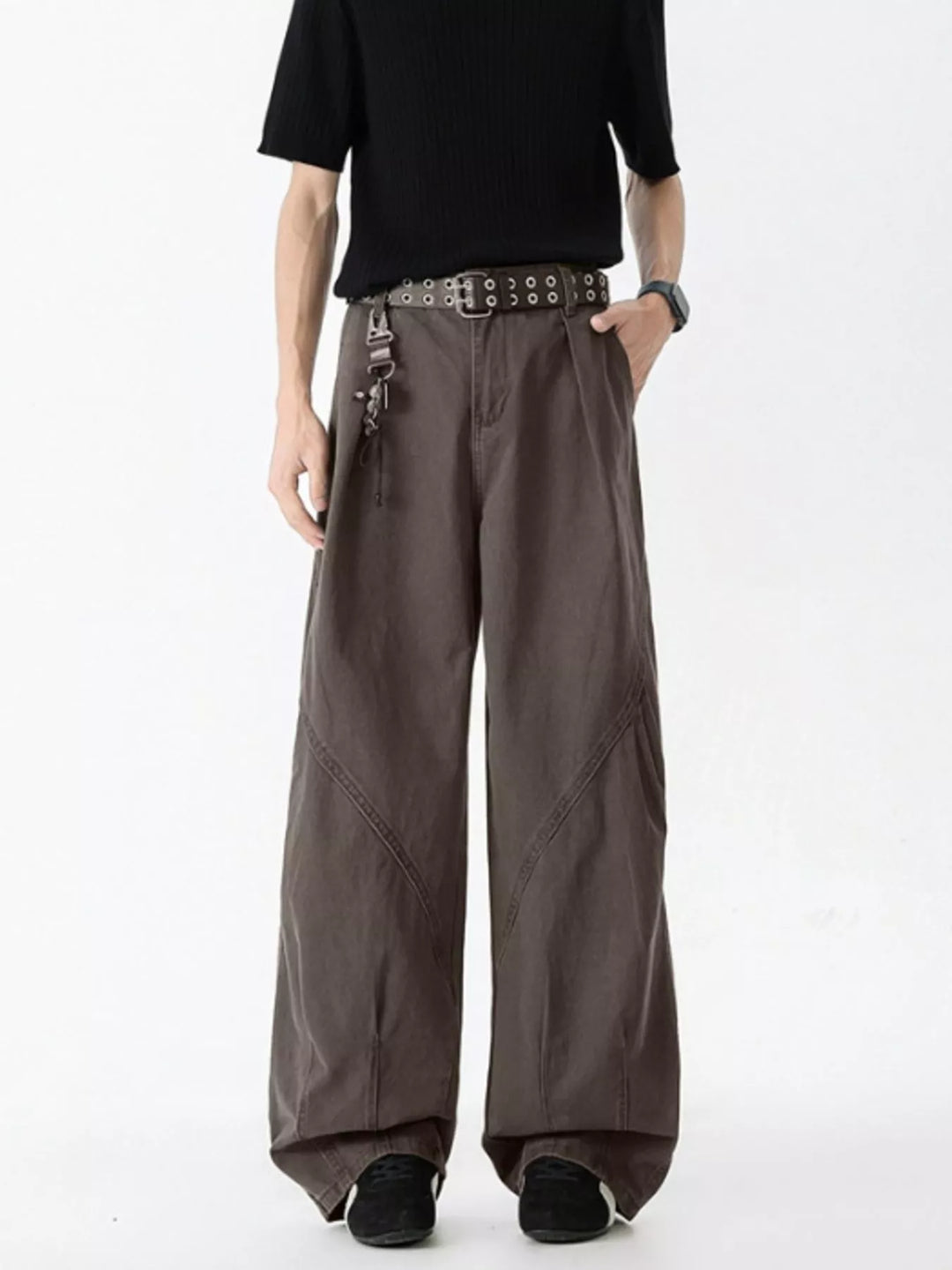 Men's Full Size Wide Leg Jeans Plus Size