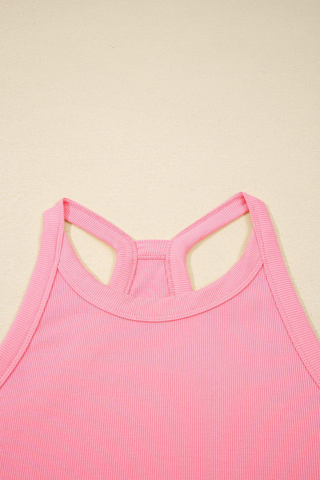 Sachet Pink Slim Tank Top Elastic Waist Mini Skort 2pcs Outfit