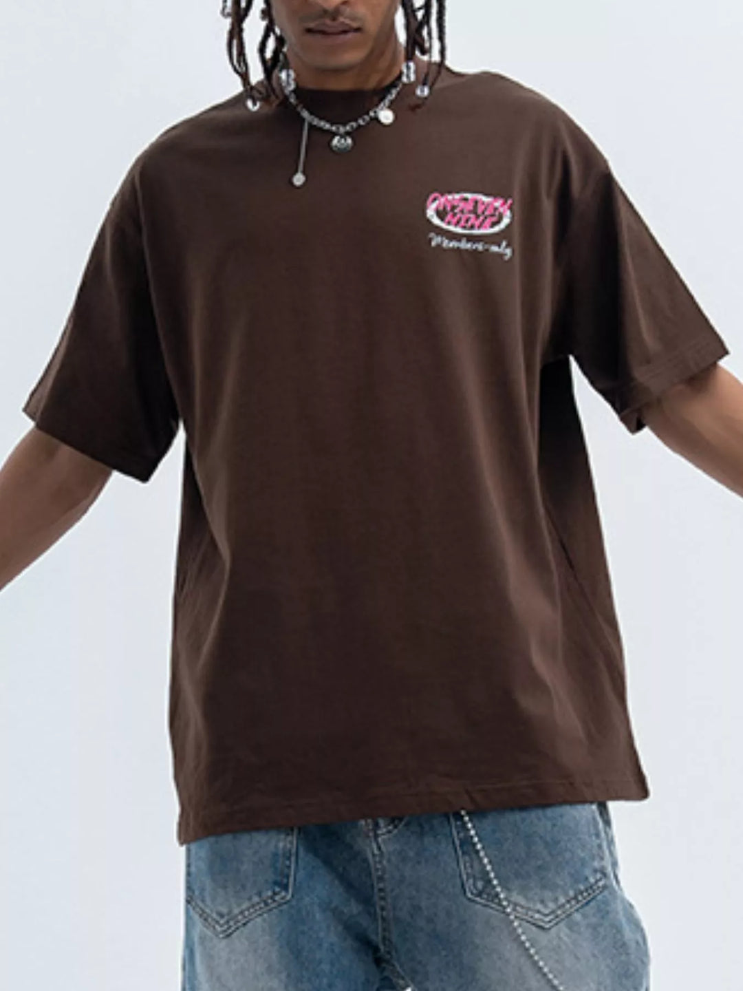 Men's Graphic Short Sleeve Oversized T-Shirt