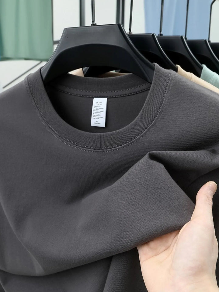 Men's Plus Size Round Neck Short Sleeve T-Shirt