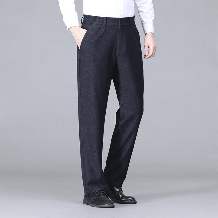 Mens Business High-Waisted Fashionable Casual Pants