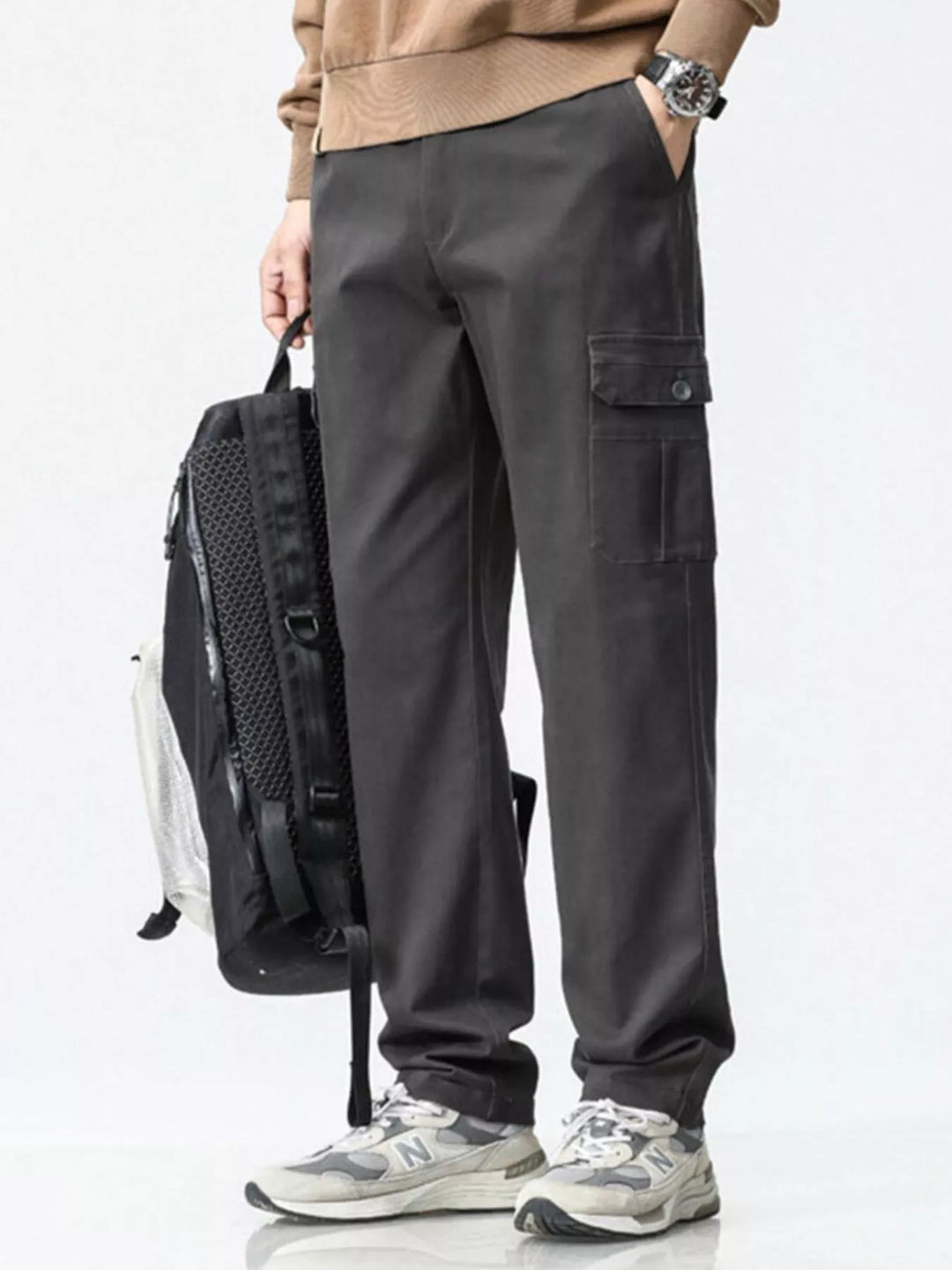 Men's Plus Size Relaxed Fit Cargo Pants