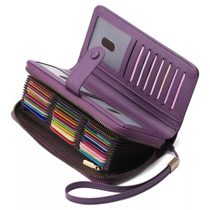 Leather Long Wallet