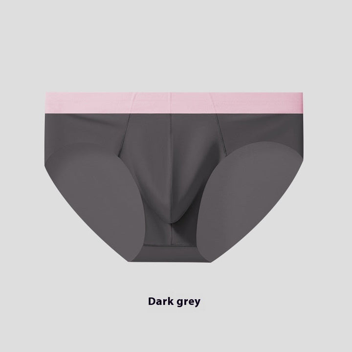Men's Ice Silk Seamless Briefs Nude Feel Sports Style