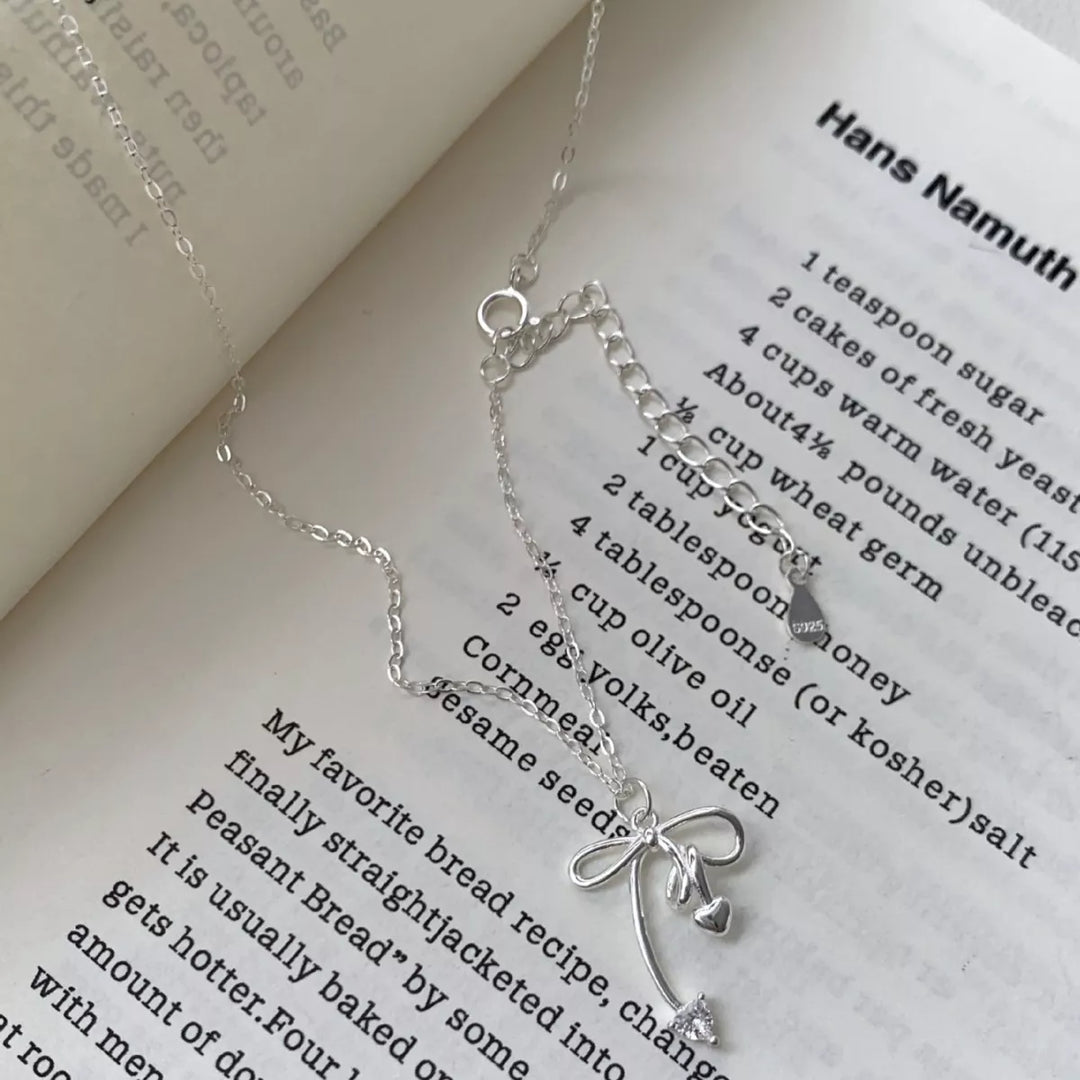 Bowknot Pendant Necklace