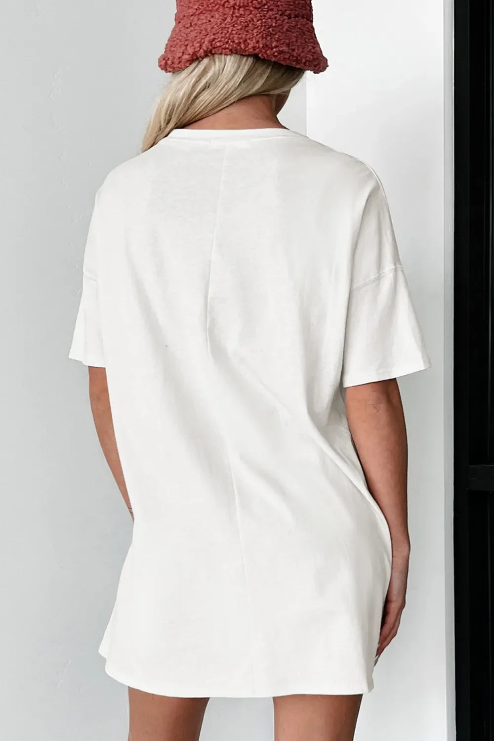 Lucky Clover Round Neck Short Sleeve T-Shirt